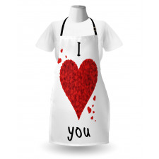 Love Bouquet Heart Apron