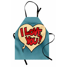 Pop Art Style Comic Apron