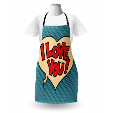 Pop Art Style Comic Apron