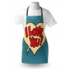 Pop Art Style Comic Apron