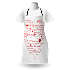 Love Words Universal Apron