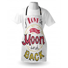 Hand Drawn Phrase Apron