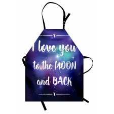 Outer Space Phrase Apron