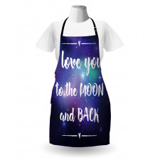 Outer Space Phrase Apron