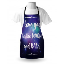 Outer Space Phrase Apron