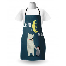 Teddy Bear Penguin Apron