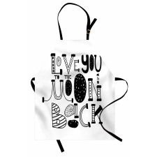 Modern Graphic Love Apron