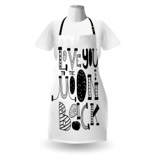 Modern Graphic Love Apron