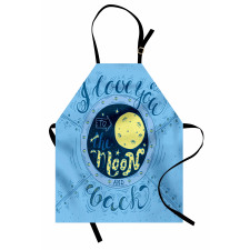 Astronomy Space Map Apron