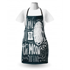 Universe Wish Floral Apron