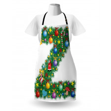 Traditional Font Xmas Apron