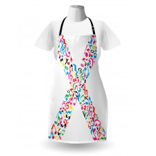 Vibrant ABC Musical X Apron