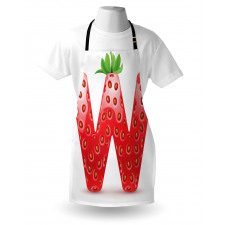 Capital W Strawberry Apron