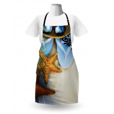 Tropical Beach Seashell Apron