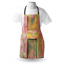 Alphabet Wooden H Sign Apron