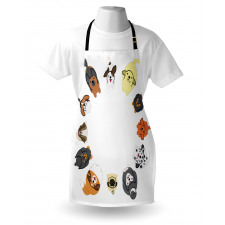 Various Cartoon Dog Design Apron