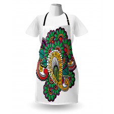 Vivid Colored Pattern Art Apron