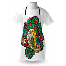 Vivid Colored Pattern Art Apron