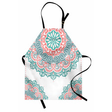 Soft Toned Mandala Asian Apron