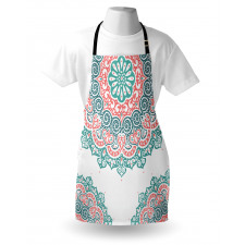 Soft Toned Mandala Asian Apron