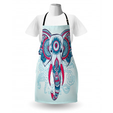 Doodle Elephant Design Apron