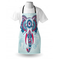 Doodle Elephant Design Apron