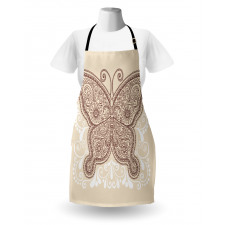 Ornament Abstract Butterfly Apron