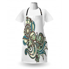 Traditional Ornate Flower Apron