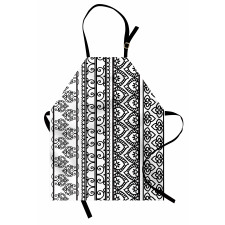 Swirls and Leaf Art Apron