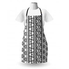 Swirls and Leaf Art Apron