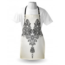 Far Eastern Vintage Artwork Apron