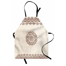 Geometrical Swirls Lines Apron