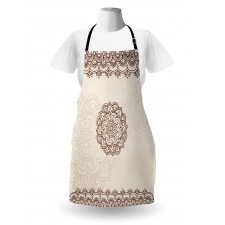 Geometrical Swirls Lines Apron