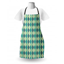 Abstract Oval Shape Apron