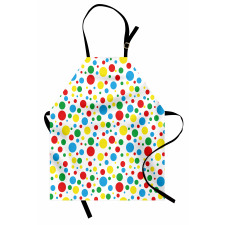 Multicolored Polka Dots Apron