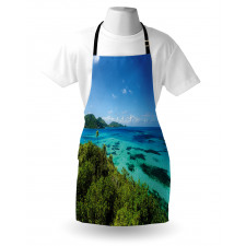 Green Trees Clear Water Apron
