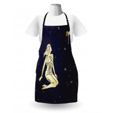 Woman in Short Dress Apron