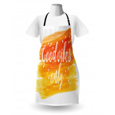 Modern Watercolor Apron