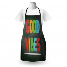 Blackboard Colorful Apron