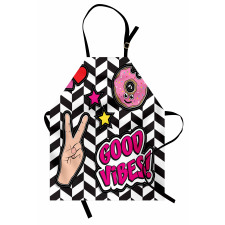 Cartoon Pop Emoticon Apron