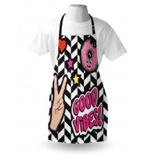 Cartoon Pop Emoticon Apron