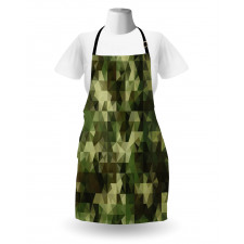 Abstract Camo Pattern Apron