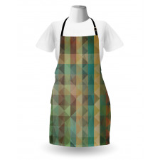 Triangles Mosaic Retro Apron