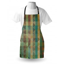 Triangles Mosaic Retro Apron