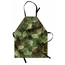 Geometric Fractal Camo Apron