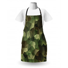 Geometric Fractal Camo Apron