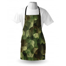 Geometric Fractal Camo Apron