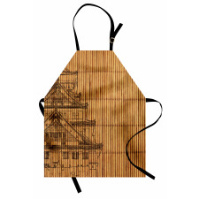 Building on Bamboo Pipes Apron