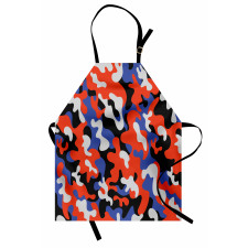 Abstract Paint Splashes Apron