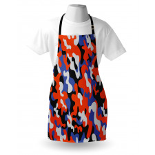 Abstract Paint Splashes Apron